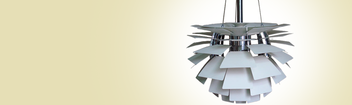 white Artichoke Lamp Replicas